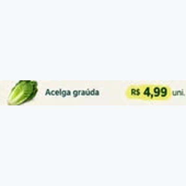 Recorte do encarte de Acelga Grauda