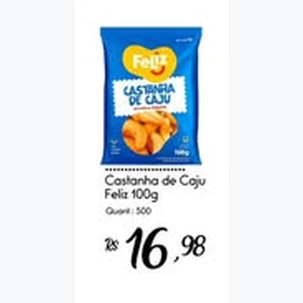 Castanha de Caju Feliz 100 g