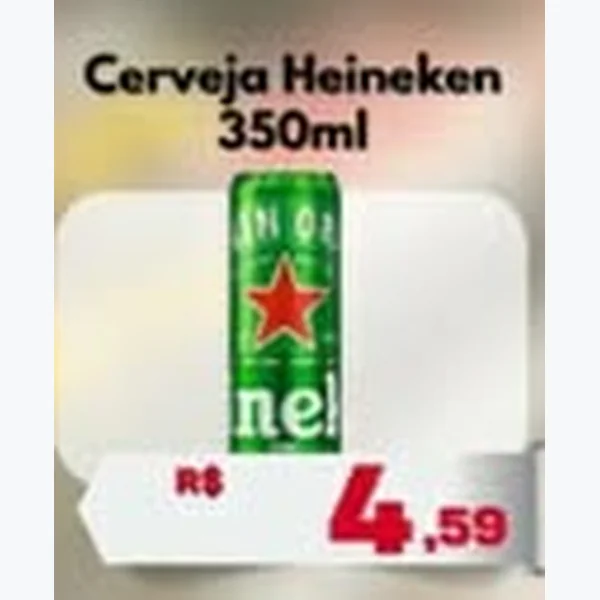 Recorte do encarte de Cerveja Heineken 350 ml