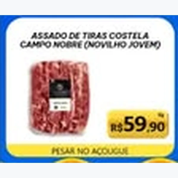 Assado de Tiras Costela Campo Nobre