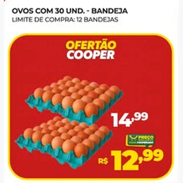 Ovos de Galinha 30 un