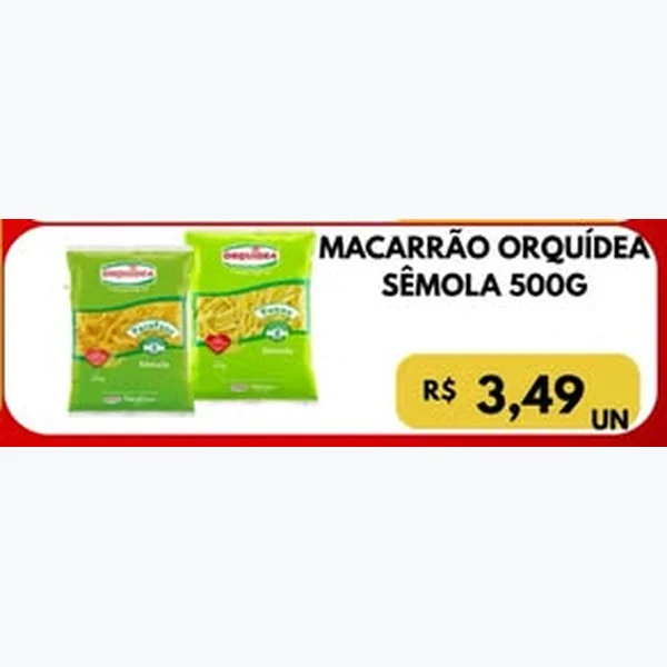 Macarrão Sêmola Orquídea 500 g
