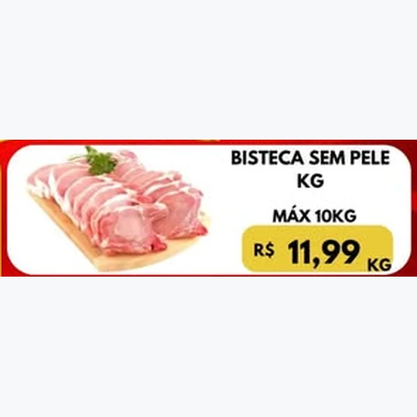 Recorte do encarte de Bisteca sem Pele