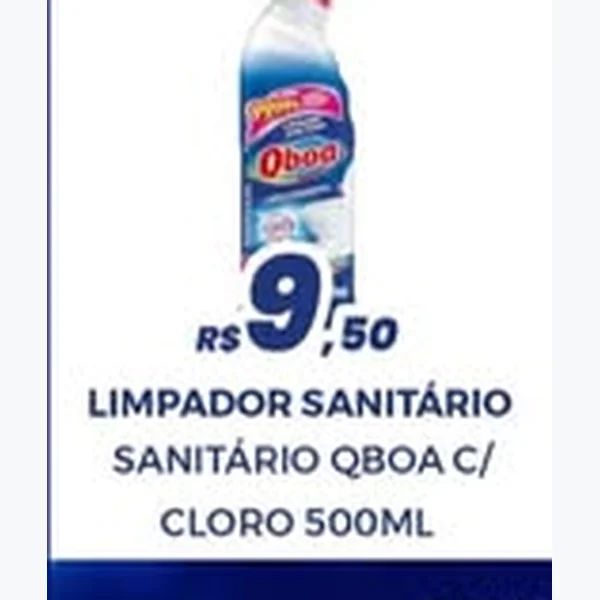 Limpador Sanitário com Cloro Qboa 500 ml