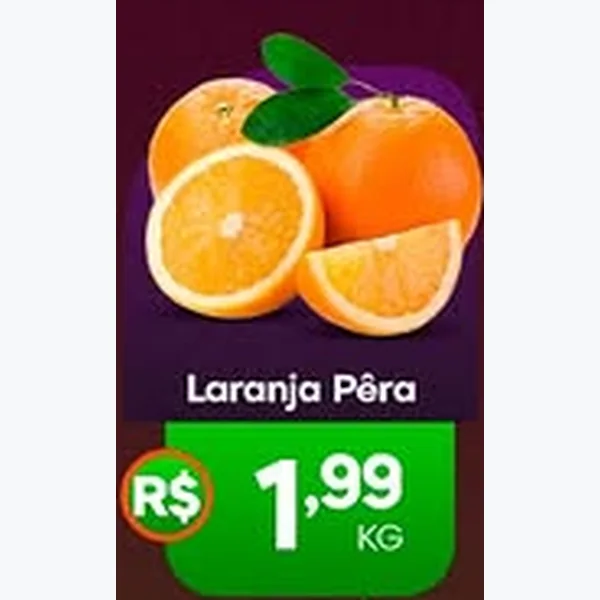Recorte do encarte de Laranja Pera