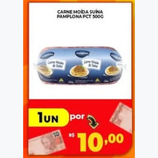 Carne Moída Suína Pamplona 500 g