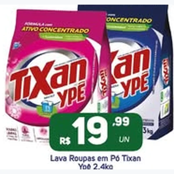 Lava Roupas em Pó Tixan Ypê 2,4 kg
