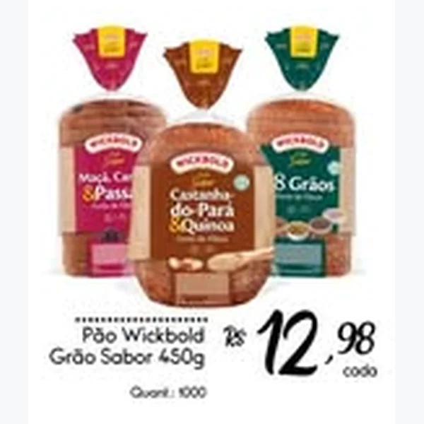 Pão Grão Sabor Wickbold 450 g