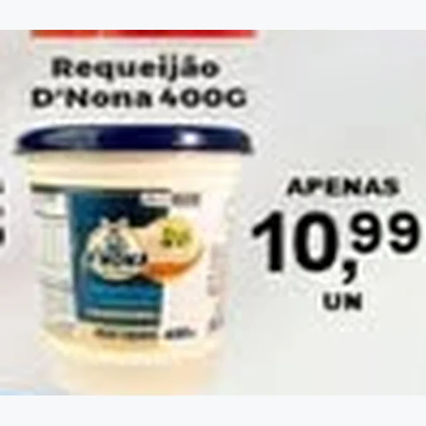 Recorte do encarte de Requeijão D'Nona 400 g