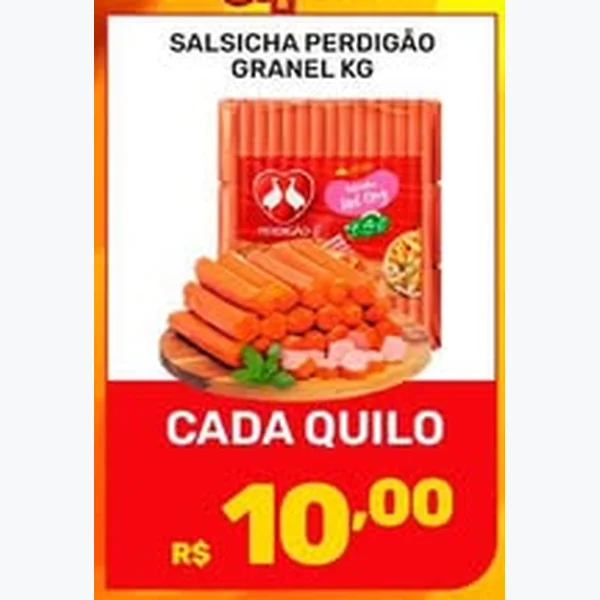 Recorte do encarte de Salsicha Perdigão