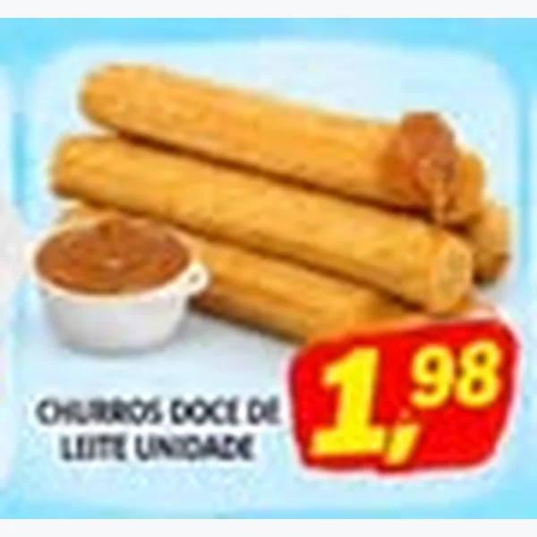 Recorte do encarte de Churros Doce de Leite