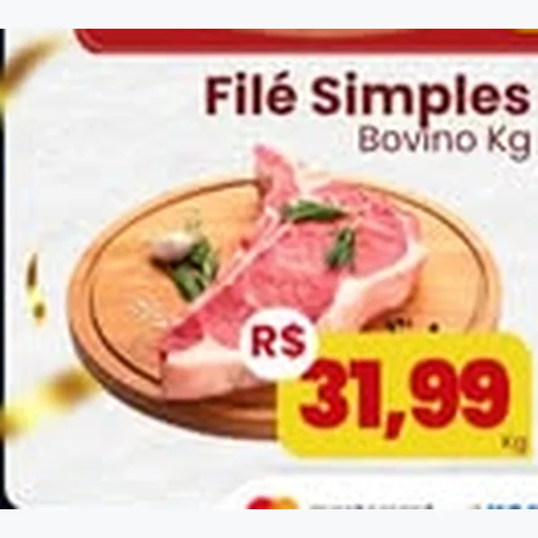Filé Simples Bovino