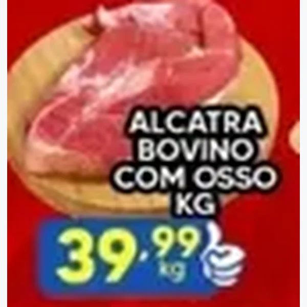 Recorte do encarte de Alcatra Bovina com Osso