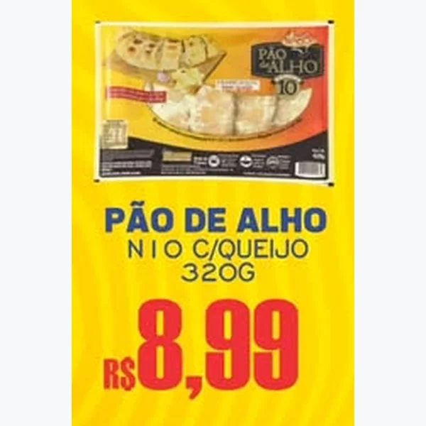 Recorte do encarte de Pão de Alho com Queijo