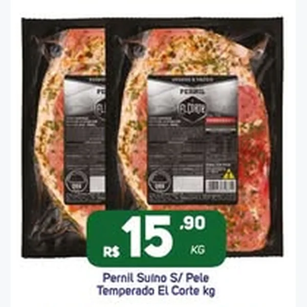 Pernil Suíno S/ Pele Temperado El Corte
