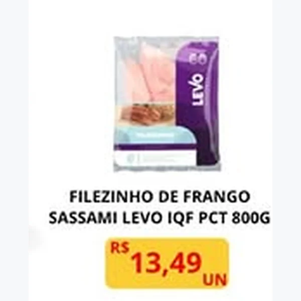 Filézinho de Frango Sassami Iqf Levo 800 g