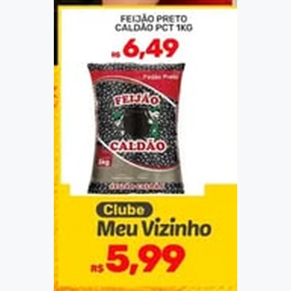 Feijão Preto Caldão 1 kg