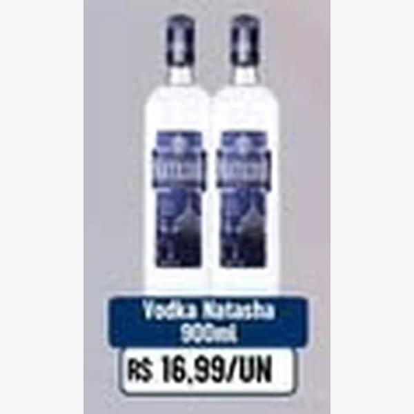Recorte do encarte de Vodka Natasha 900 ml