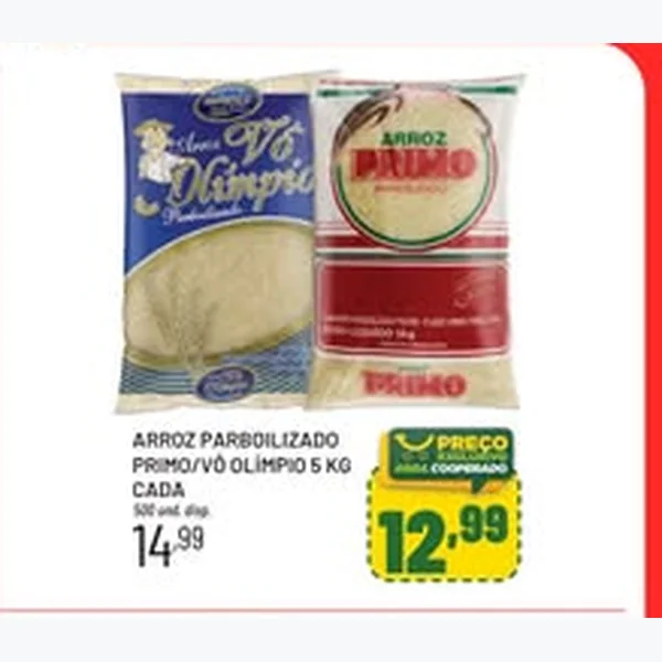 Arroz Parboilizado Vô Olímpio 5 kg