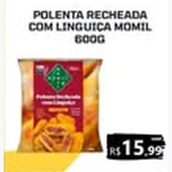 Polenta Recheada com Linguiça Momil 600 g