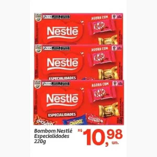 Bombom Especialidades Nestlé 220 g