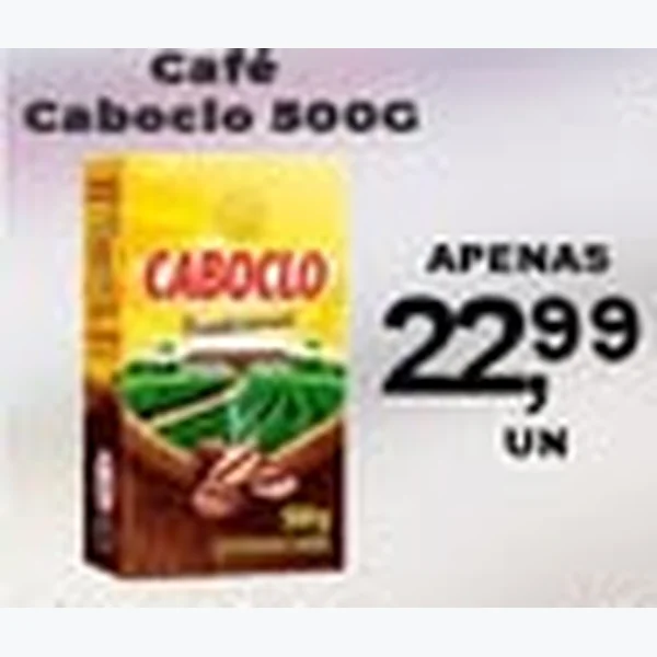 Recorte do encarte de Café Caboclo 500 g