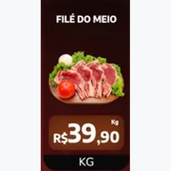 Recorte do encarte de Filé do Meio