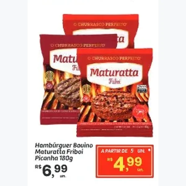 Hambúrguer Bovino Picanha Maturatta 180 g