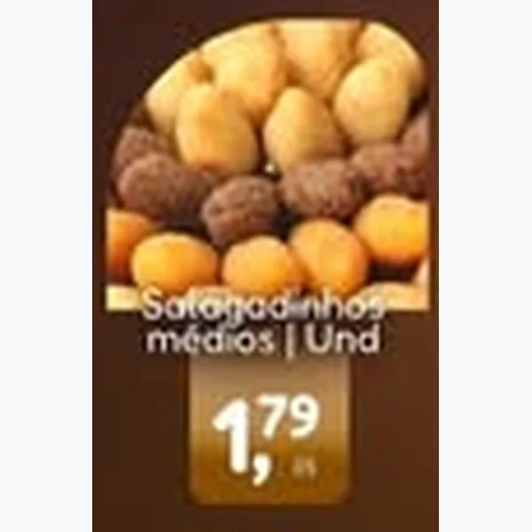 Salgadinhos Médios