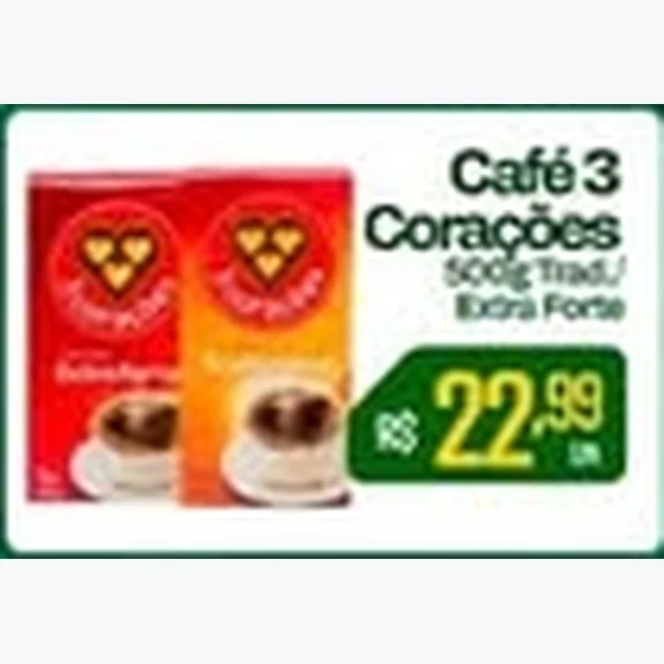 Café 3 Corações 500 g