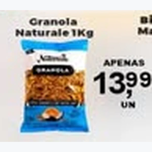 Recorte do encarte de Granola Natural