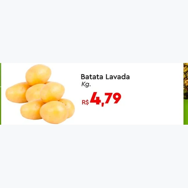 Recorte do encarte de Batata Lavada