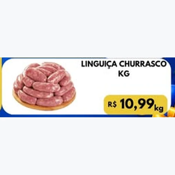 Recorte do encarte de Linguiça Churrasco