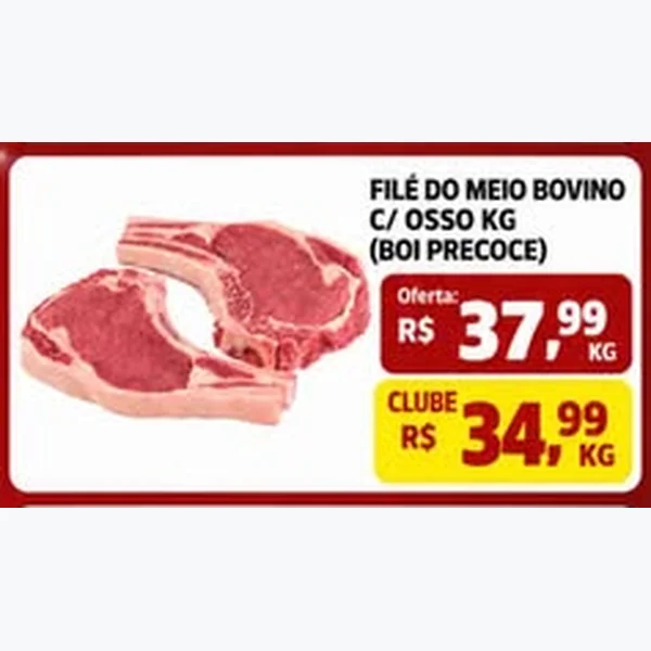 Filé do Meio Bovino C/ Osso
