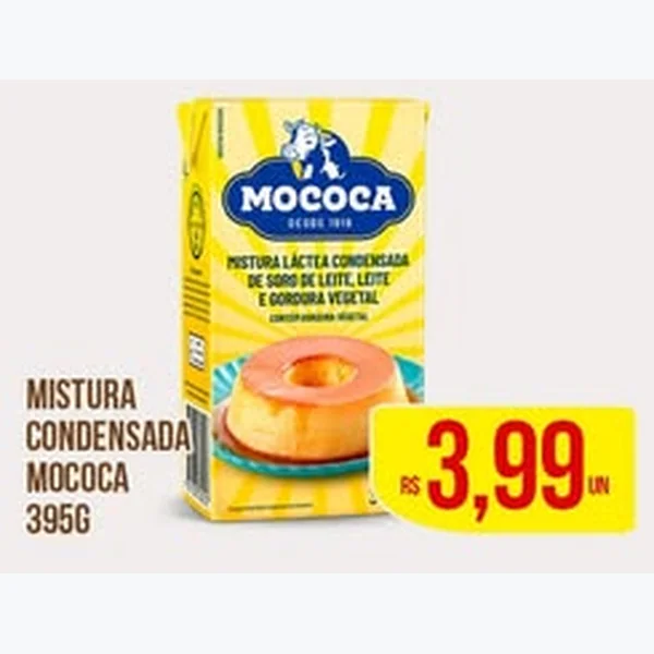 Recorte do encarte de Mistura Láctea Condensada Mococa 395 g