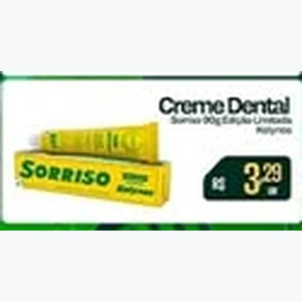 Creme Dental Sorriso 90 g