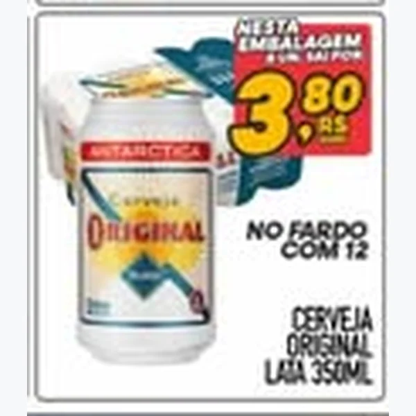Cerveja Original Antarctica 350 ml