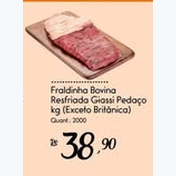 Fraldinha Bovina Resfriada Giassi