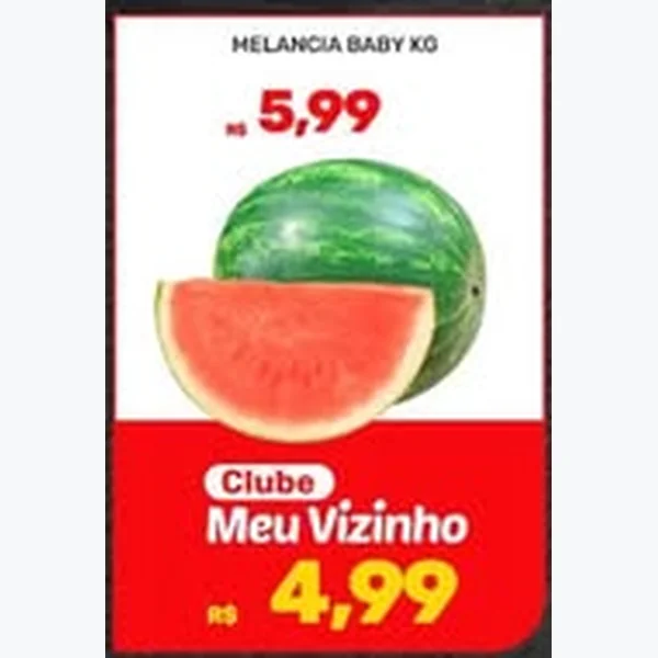 Recorte do encarte de Melancia Baby