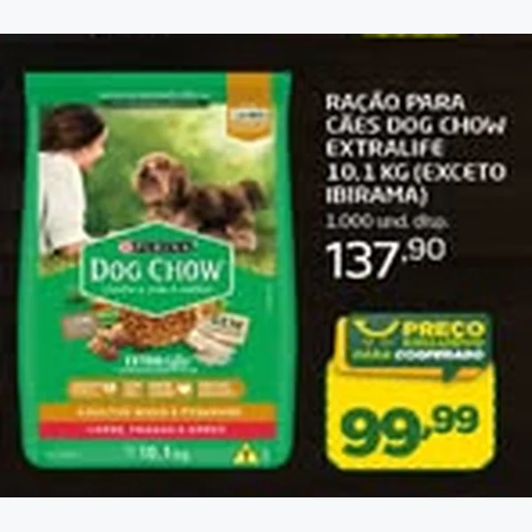Recorte do encarte de Ração Dog Chow