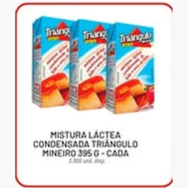 Recorte do encarte de Mistura Láctea Condensada Triângulo Mineiro 395 g