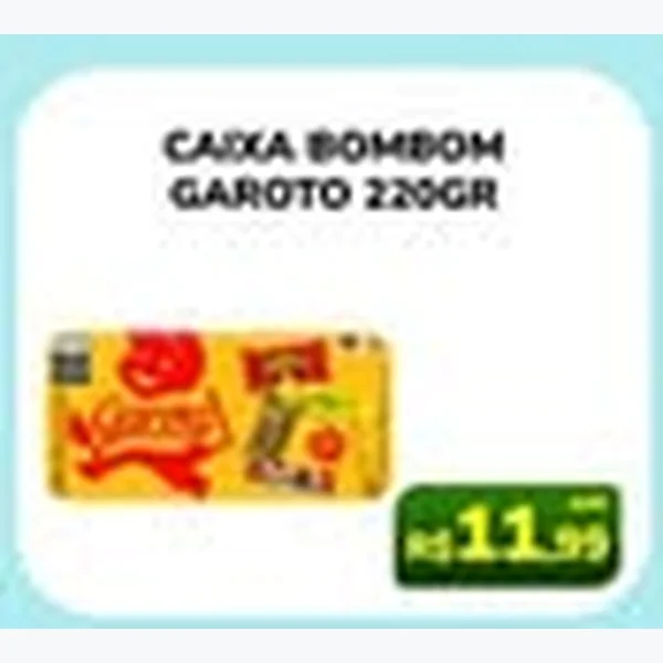 Caixa de Bombom Garoto 220 g