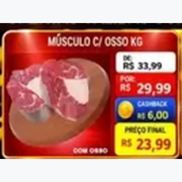 Músculo com Osso