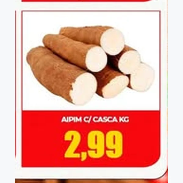 Recorte do encarte de Aipim com Casca