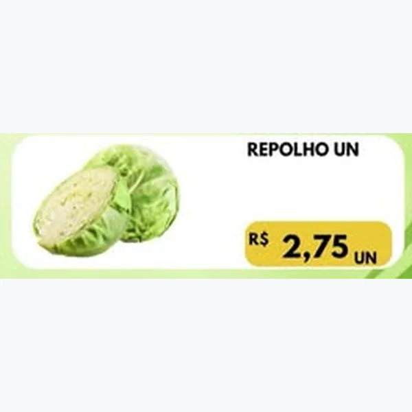 Recorte do encarte de Repolho