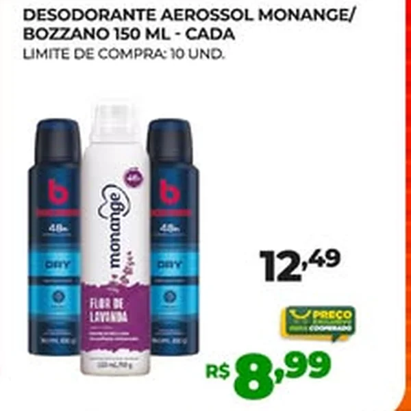 Desodorante Aerossol Bozzano 150 ml