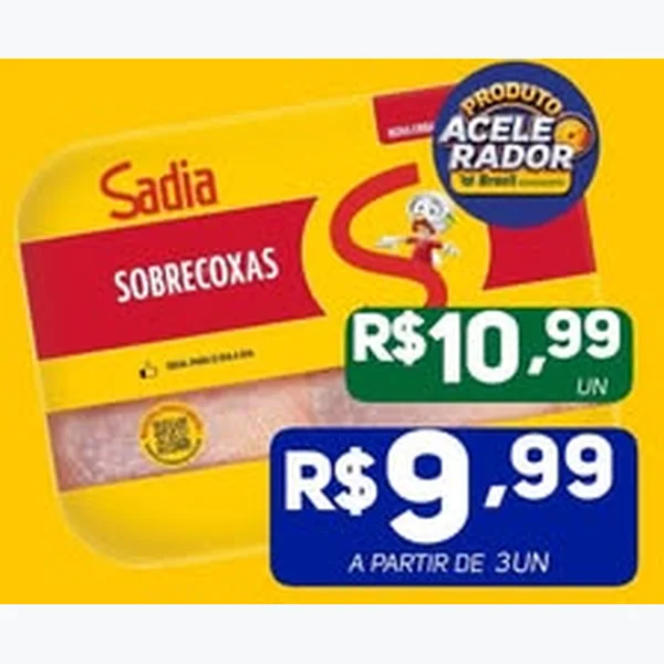 Sobrecoxa Sadia 1 kg