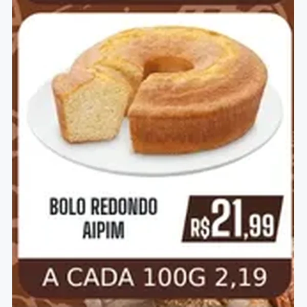 Recorte do encarte de Bolo Redondo Aipim