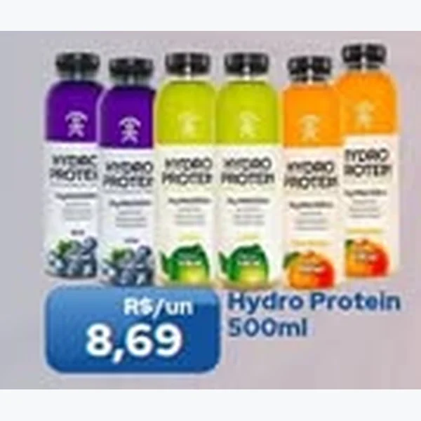 Recorte do encarte de Hydro Protein 500 ml