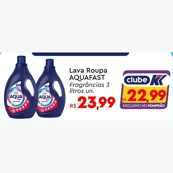 Lava Roupa AQUAFAST 3 L